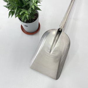 Pelle de cuisine extra large en acier inoxydable 304 épaissi, non magnétique, pour l'extérieur, pelle de terrassement carrée élargie - Product Image 3