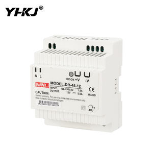 Fuente de alimentación conmutada de riel DIN Industrial DR-45 45W entrada 100-240V Salida de CA DC 5V 12V 24V 2A 4A 5A para tira Led CCTV - Product Image 1
