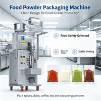 Machine d'emballage verticale automatique en acier inoxydable de qualité alimentaire pour différents types de poudres