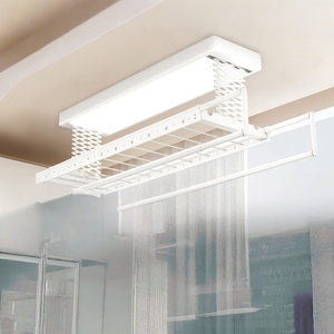 Séchoir à linge électrique intelligent à double rangée avec barre de séchage, pour balcon, levage entièrement automatique - Product Image 1