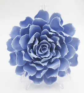 Accessori per la decorazione della casa di vendita caldi forma di ceramica colore appeso fiori artificiali