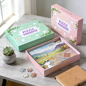<span class=keywords><strong>Puzzle</strong></span> en carton personnalisé sur mesure, 500 pièces, jouet éducatif, <span class=keywords><strong>puzzle</strong></span> de <span class=keywords><strong>paysage</strong></span> pour les enfants de 2 à 4 ans - Product Image 3