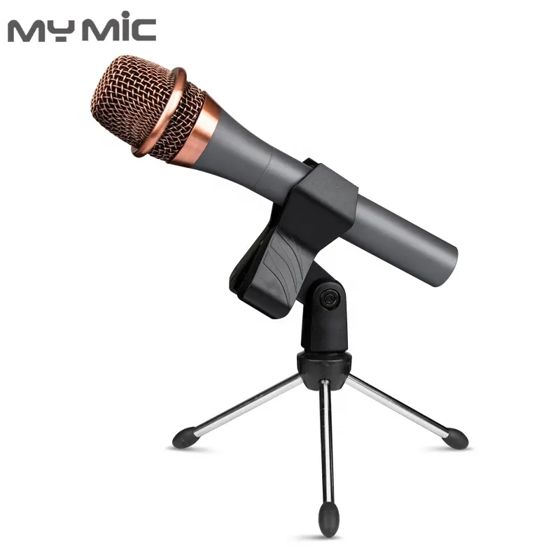 Micrófono MY MIC SCO2, condensador portátil para grabación, karaoke, cantar, Vocal, con soporte de trípode, nuevo modelo