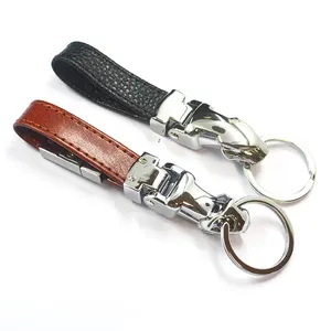 Wholesale Manufacturer Custom Leather Keychain With Picture Man Leather Keychain