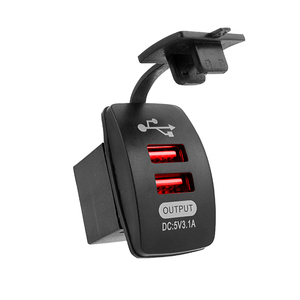 <span class=keywords><strong>Cargador</strong></span> Universal para coche, 5V, 3,1a, impermeable, puertos USB duales, adaptador automático, <span class=keywords><strong>cargador</strong></span> de teléfono a prueba de polvo para Iphone, <span class=keywords><strong>Xiaomi</strong></span>, Redmi, Samsung - Product Image 3