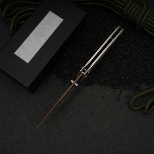 Cuchillo Plegable de Acero Inoxidable BM710 con Hoja de Punta Caída y Perilla de Pulgar, Cuchillo de Bolsillo de Grado Industrial para Uso Exterior, ODM OEM - Product Image 3