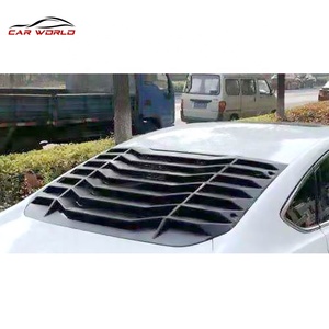 Car Rear <b>Window</b> Louvers Cover for 2013-2018 Auto Black Back <b>Window</b> <b>Covering</b> Systems Exterior Parts - Product Image 5