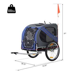 <span class=keywords><strong>Remorque</strong></span> de <span class=keywords><strong>vélo</strong></span> quet <span class=keywords><strong>pour</strong></span> animaux de compagnie, accessoire de Camping, randonnée en plein air - Product Image 1