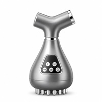 Brosse de massage électrique sans fil à piles au lithium alimentée par USB, outil Gua Sha multifonctionnel, soin automatique du corps