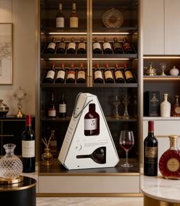 Eco Friendly Kraft Corrugated <strong>Box</strong> Printed Cardboard Wine <strong>Box</strong> with Handle Premium 2 Bottle Wine <strong>Gift</strong> Packaging <strong>Box</strong> - Product Image 4