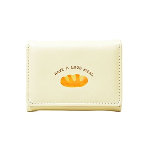 Cartera de tres pliegues con estampado para mujer, <span class=keywords><strong>mini</strong></span> Tarjetero con dibujos animados de PU, 2023 - Product Image 1