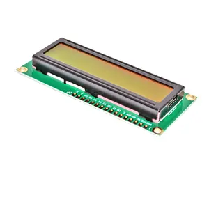 Sarı yeşil veya mavi aydınlatmalı LCM 1602B LCD modülü 16x2 122*44 denetleyici