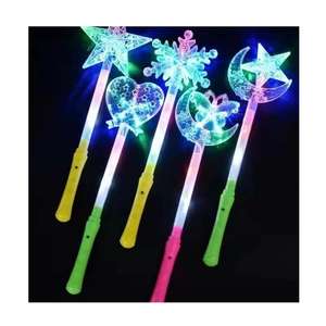 Hot Selling IP44 Rated Cross-Border Night Market Toys Children's Flash Magic Wand Glowing <strong>Concert</strong> <strong>Props</strong> Festival Glow Sticks - Product Image 1