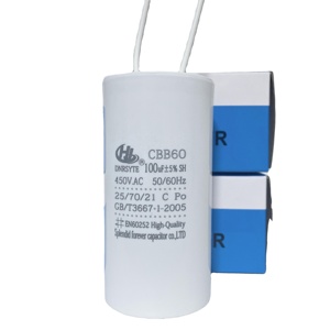 Condensateur moteur <span class=keywords><strong>CBB60</strong></span> de haute qualité 40UF 50uf <span class=keywords><strong>60uf</strong></span> 70uf <span class=keywords><strong>450V</strong></span> avec prix d'usine - Product Image 1
