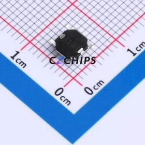 YTS1H0051BMG00 Tactile Switch SMD,5.2x5.2mm Switch Single Pole Single Throw Round Button 1.6N Vertical Mount - Product Image 2