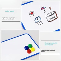 Tableau blanc effaçable à sec X1014 avec cadres colorés, tableau d'écriture portable, marque personnalisée, mini tableau blanc pour enfants