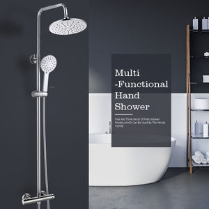 Xingbo — système de douche de salle de bain à double tête, ensemble de douche <span class=keywords><strong>thermostatique</strong></span> mural - Product Image 2