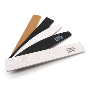 Professional Emery Board Manicure Pedicure Art Tools Custom Logo Double-Sided Nail File Set