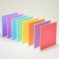 Plaque solide en polycarbonate transparente, résistante aux chocs, en plastique