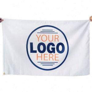 Wholesale 100D Polyester Dye Sublimation Outdoor Activities White Logo Custom Flags <b>Banners</b> - Product Image 5