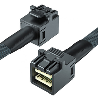 Câble de connexion interne Type-C vers Type-C avec connecteurs à angle droit, débit de données de 12 Gb/s, impédance de 100 ohms