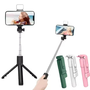 Nuevo Soporte para Teléfono, Trípode, Palo Selfie, Soporte para Cámara de Video en Vivo con Control Remoto, Luz de Relleno, Mini Flexible y Extensible - Product Image 1