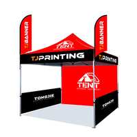 Tongjie 10x10ft 3x3 Tente Pop-up Hexagonale en Aluminium 40mm, Disponible en Stock aux États-Unis, Personnalisable, Tente Pop-up 10X10