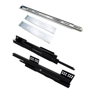 Corredera telescópica ultrafina de alta calidad para cajones, con cierre suave, la más vendida - Product Image 2