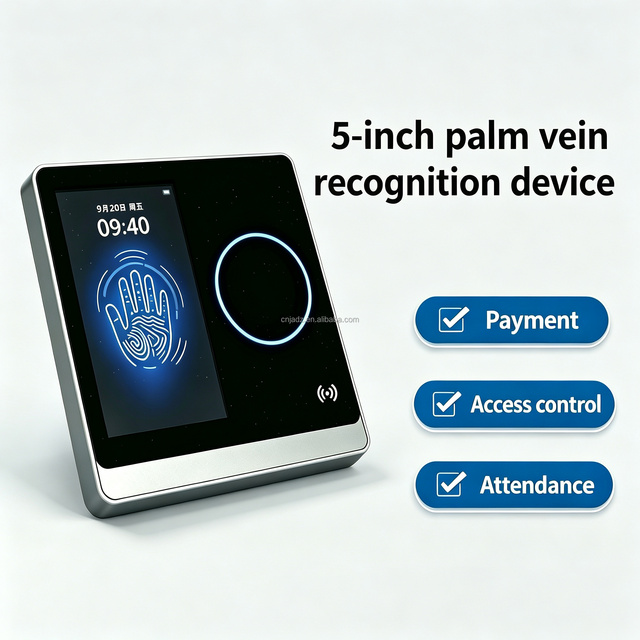 Pos Payment Device with 5 Inches Touch Screen Access Control Support IC Card QR Code Palm Vein Recognition for Retail Shop