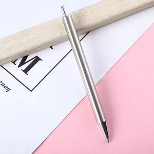 <b>Silver</b> High End Metal Ballpoint <b>Pen</b> with logo Slim Signature <b>Pen</b> Customizable Luxury Rollerball <b>Pen</b> Suitable for Advertising - Product Image 3