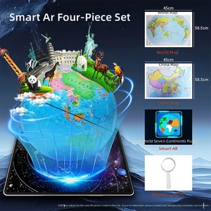 Globo Terráqueo Inteligente de Plástico Versión 2025, con Regiones Administrativas y Geografía, Impresión de Alta Definición, Borrable y Escribible, para Enseñanza - Product Image 3