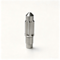 Poignée de machine ovale chromée usinée sur mesure par CNC, bouton de commande en forme d'olive pour équipement de machine-outil
