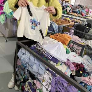 工厂批发二手儿童休闲服装男童女童夏季系列混色涤棉随机发货 - Product Image 4