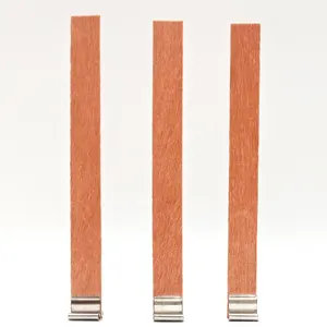 Stoppini per candele in legno per realizzare stoppini di paraffina in legno con stoppino in legno