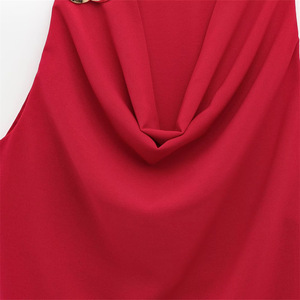 Débardeurs pour femmes, nouvelle mode 2025, incrustations dorées, style vintage, sans manches, camisoles chics pour femmes - Product Image 4