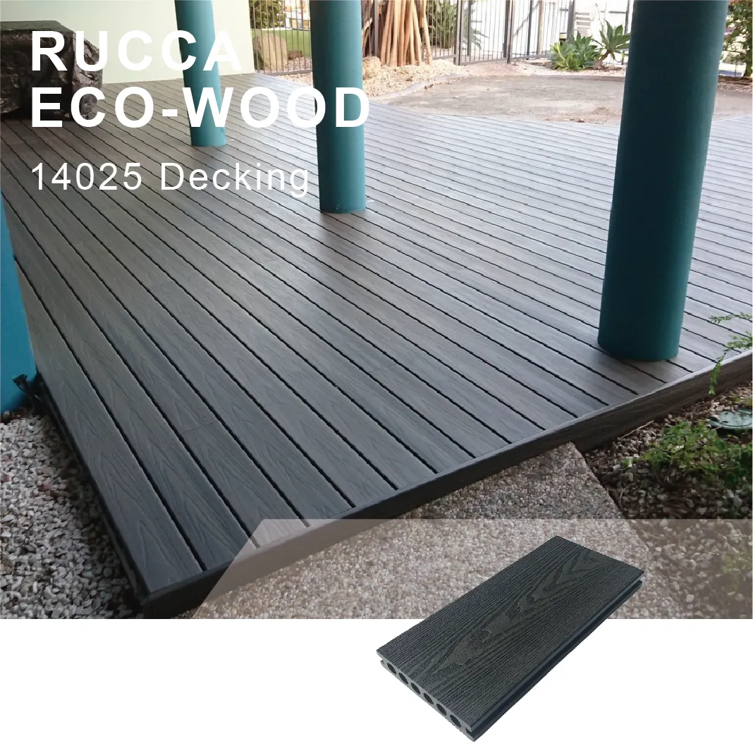 Sân Hiên Ngoài Trời Được Thiết Kế Bằng Gỗ Nhựa Composite Flooring Chống Thấm Wpc Decking Board