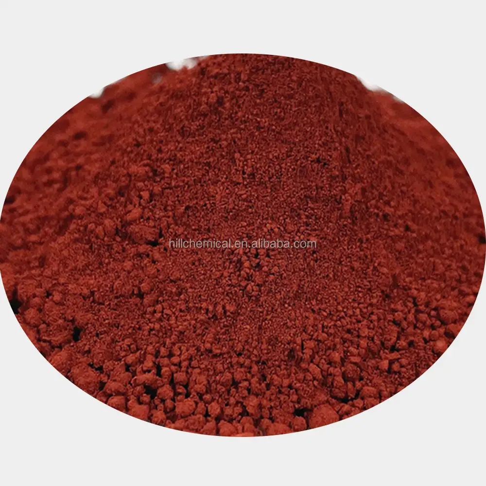 Heuvel Ijzeroxide 120 130 190 Rood Ijzeroxide Pigment Fabrikant Prijs Voor Betoncement Baksteen