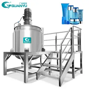 Shampoo Continu Geroerde Tank Reactor Mixer Homogenisator Pasta Mengtank Bodylotion En Room Batch Reactor