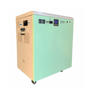 Station d'alimentation portable 10000Wh pour usage domestique, système d'énergie hybride à panneaux solaires, onde sinusoïdale pure, contrôleur MPPT, batterie externe, LED - Product Image 4