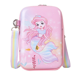Nouveau sac en PVC grande capacité, sac à bandoulière mignon pour fille, dessin animé, coque rigide, sac à bandoulière, trousse à crayons - Product Image 1
