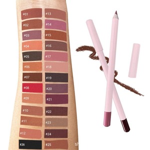 <span class=keywords><strong>Crayon</strong></span> à lèvres personnalisé avec logo, formule végane, pointe multicolore, imperméable et longue tenue, vente en gros - Product Image 3