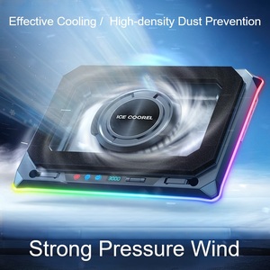 Support de <span class=keywords><strong>refroidissement</strong></span> pour ordinateur <span class=keywords><strong>portable</strong></span> A8 avec lumières RVB, turbo boost, anti-poussière, pression d'air, hub USB, <span class=keywords><strong>station</strong></span> d'accueil pour ordinateur <span class=keywords><strong>portable</strong></span> de jeu - Product Image 5