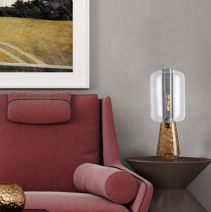 Bắc Âu <span class=keywords><strong>LED</strong></span> ánh sáng ban Đêm HiệN ĐạI ý Glass kim loại bảng đèn với USB lãng mạn trang trí nội thất bàn đèn cho phòng ngủ AC cung cấp điện - Product Image 6