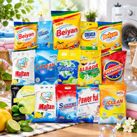 Lessive en poudre économique, écologique, parfum citron, 500g/10kg, usage domestique, détachant multi-usages
