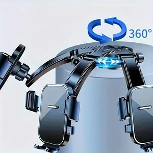 Ajustable 360° °   Soporte Giratorio para Teléfono Móvil para <span class=keywords><strong>el</strong></span> Tablero del Automóvil, Marco de ABS con - Product Image 2