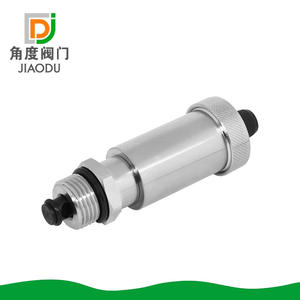 Vanne d'angle à décharge d'air automatique en cuivre pur, à décharge directe, en laiton, pour conduite d'eau verticale, directement sur le réseau - Product Image 2