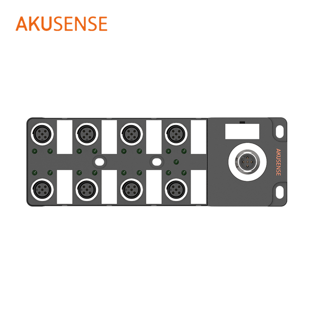 CIO100-M08-DI8N IO-Link Master Module with 8xPNP Digital I/O 24VDC Short-Circuit Protection IP67 for Industrial Automation