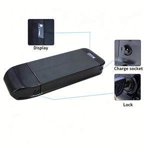 Batterie de vélo électrique 36V 48V 10-24.5Ah S015-2 Dolphin No.3 Lithium-Ion avec feu arrière et BMS pour vélo électrique 750W - Product Image 4