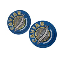 Étiquettes autocollantes DIY en rouleau, format pièce de monnaie, cercle argenté, style logo, personnalisables, en PET, finition mate vernie