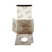 Boîte en carton ondulé personnalisée, grande, pour bouteilles de bière ou de vin, recyclable, imperméable, avec poignée en relief